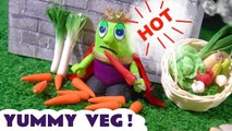 Yummy Veg for Kids with the Funny Funlings and Disney Pixar Cars The King in this Family Friendly Full Episode English Toy Story for Kids from Kid Friendly Family Channel Toy Trains 4U