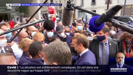 Macron, les bons mots face au covid ? - 13/10
