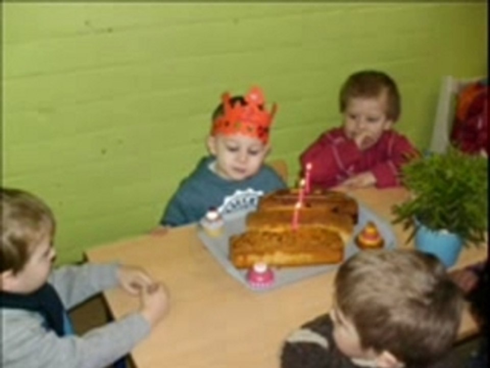 Anniversaire de mathias à l'école