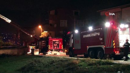 İki yıl önce yanan çatı bir kez daha alevlere teslim oldu
