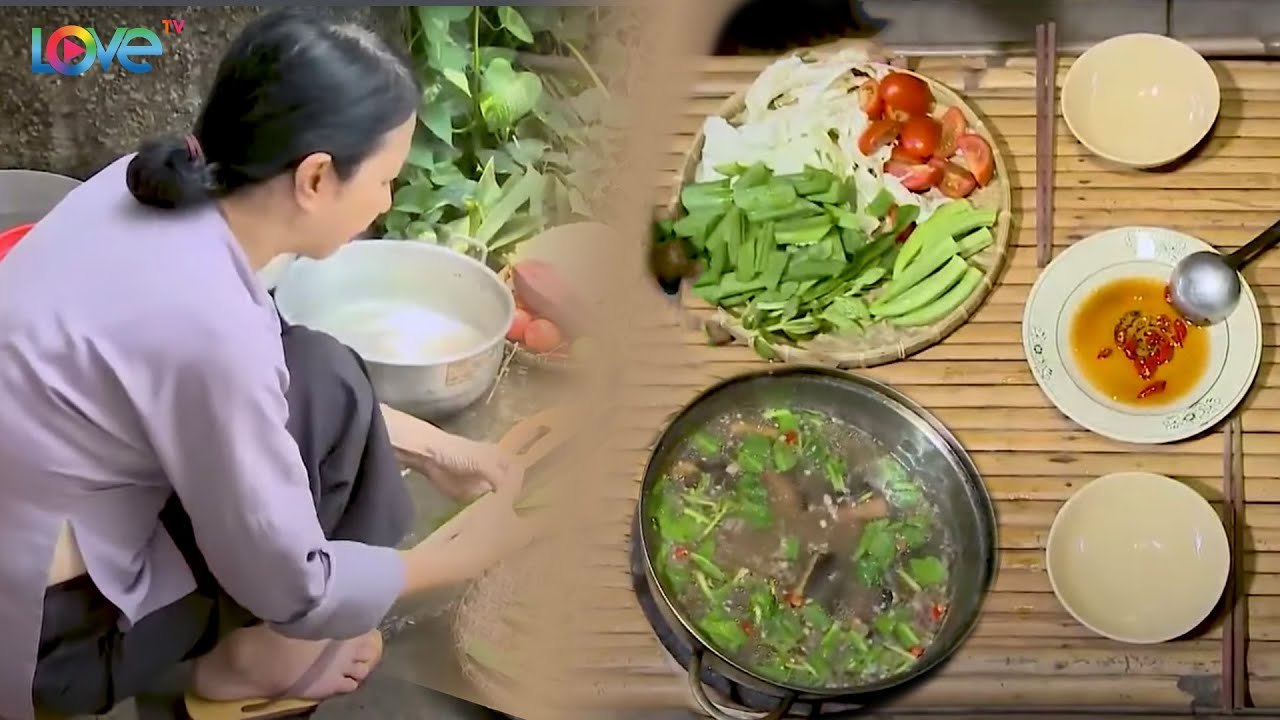 Má nấu món lẩu lươn kèo nèo, canh chua cá lóc và cá kho tộ đậm đà vị quê