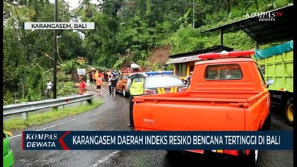Karangasem Daerah Indeks Resiko Bencana  Tertinggi Di Bali