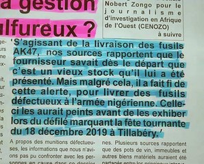 Revue Presse Labari 09 Octobre