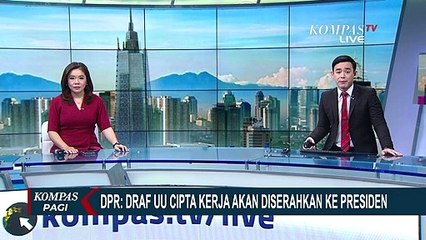 Resmi! DPR Serahkan Draf Final Omnibus Law UU Cipta Kerja ke Presiden Jokowi!