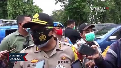 Polisi Tangkap Penyusup Aksi Unjuk Rasa Tolak UU Cipta Kerja
