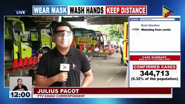 #LagingHanda | LTFRB XI: Byahe ng mga PUV sa lungsod ng Davao, tuloy kahit may curfew