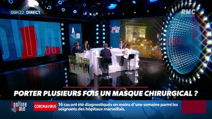 « Allô Marie ? » : Porter plusieurs fois un masque chirurgical ? - 14/10