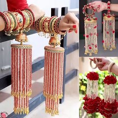 Simple Bangle Convert into New Style!.. DIY Jhumka Bangle Making At Home - DIY Kalire - Bridal Chuda