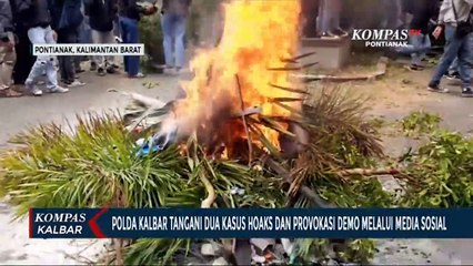 Скачать видео: Polda Kalbar Amankan Dua Pria Terduga Penyebar Hoaks dan Provokasi di Medsos