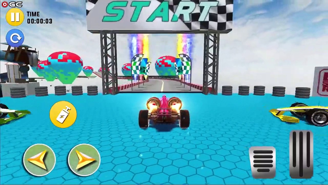 Jet Formula Car Stunt Racing Mega Ramp Car Games V15 - Impossible Car Driving - Android GamePlay #2