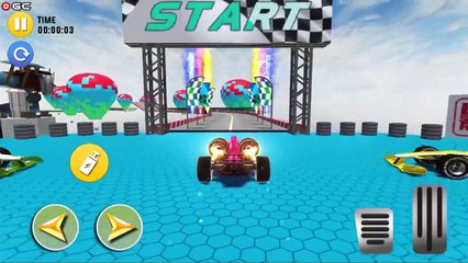 Jet Formula Car Stunt Racing Mega Ramp Car Games V15 - Impossible Car Driving - Android GamePlay #2