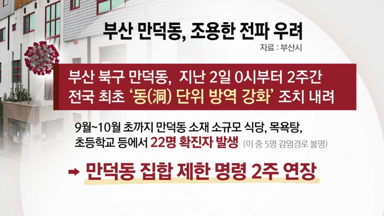 [더뉴스-더인터뷰] '핀셋 방역' 부산 만덕동...대규모 집단감염 발생 / YTN