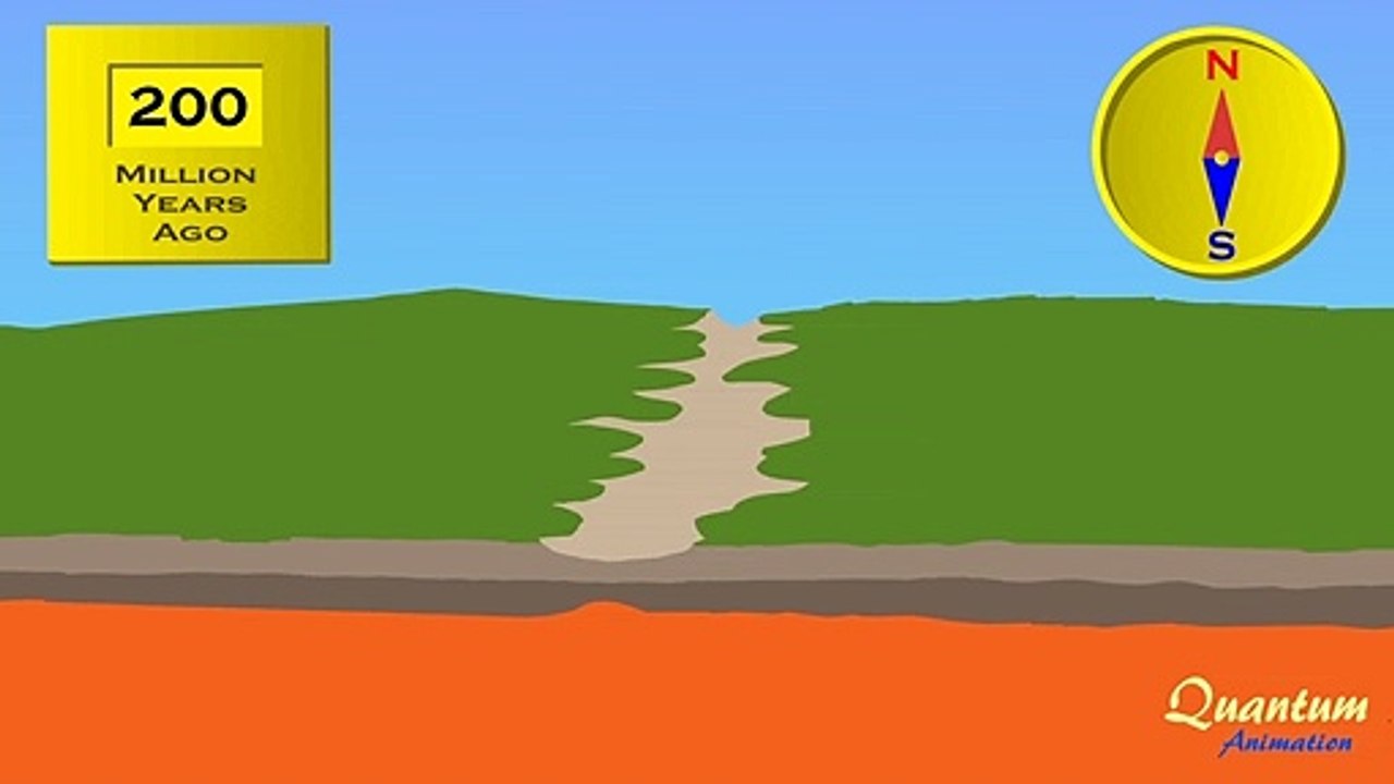 Sea Floor Spreading  Animation 720 x 1280