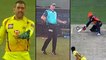 IPL 2020,SRH vs CSK : Umpire Reiffel Changes Wide Decision After Dhoni's Reaction || Oneindia Telugu