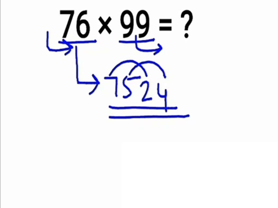 Math multiple shot trick. How to multiply with in just 1 second.