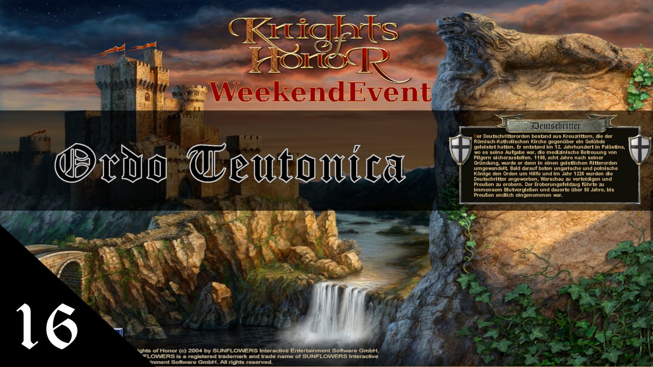 Knights of Honor [Ordo Teutonica] Stream E16
