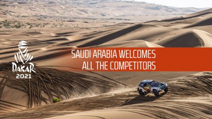 Descargar video: Saudi Arabia welcomes all the competitors for Dakar 2021