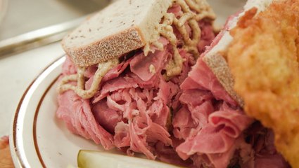 The corned beef sandwich at Manny's Cafe & Deli is a Chicago icon