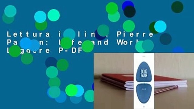Lettura in linea Pierre Paulin: Life and Work Leggere P-DF