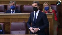 Casado insta a Sánchez a evitar que Iglesias elija a los jueces: «Defiende a dictadores bolivarianos»