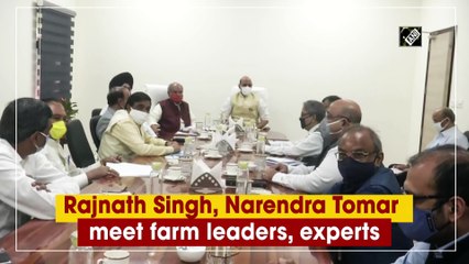 कृषि कानून को लेकर राजनाथ सिंह, नरेंद्र तोमर ने किसानों और विशेषज्ञों से की मुलाकात