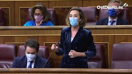 Cuca Gamarra, a Carmen Calvo: "Son ustedes un fraude, no respetan la separación de poderes"