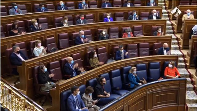 Macarena Olona, a Iglesias: Usted es un auténtico matón. Usted no me engaña, ni engaña a Vox. Le puedo asegurar que ni ese tono contenido, ni ese moño, podrán esconder al auténtico 'Coletas'