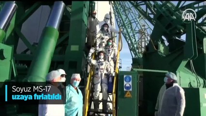 Soyuz MS-17 uzaya fırlatıldı