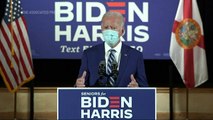 Biden targets Fla. seniors, slams Trump on COVID