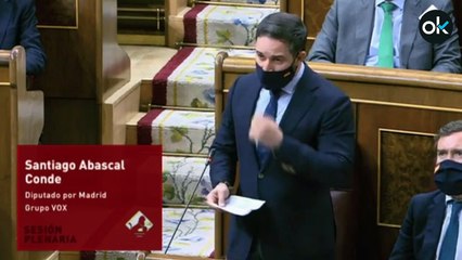 Abascal alerta de que Sánchez «está al frente de un golpe contra el Estado de derecho, el Rey y la Justicia»
