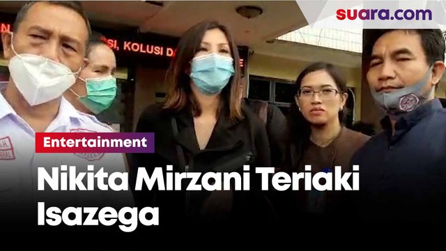Bikin Heboh di Polres Metro Jakarta Selatan, Nikita Mirzani Panggil Isa Zega Bencong