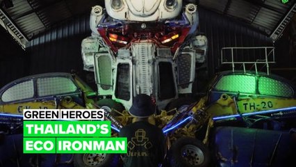 Green Heroes: The artist giving Thailand's scrap metal a major glow up