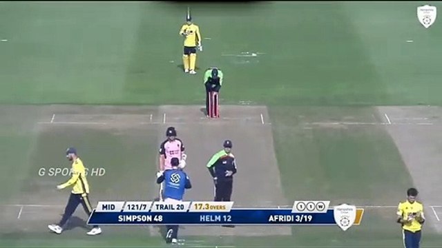 Shaheen Shah Afridi Brilliant Hat-Trick vs Middlesex in T20 BLAST 2020
