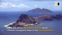 Diaoyu-Senkaku islands spat deepens as Japan warns China over coastguard ships in East China Sea