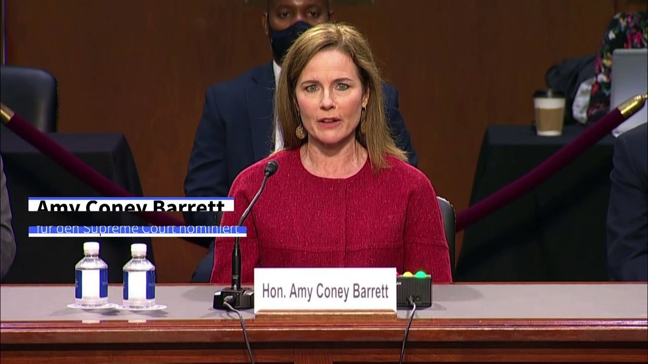 Barrett weicht aus: Trumps Top-Richterin vor US-Senat