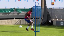 Matheus Fernandes, principal novedad en el entrenamiento del Barça