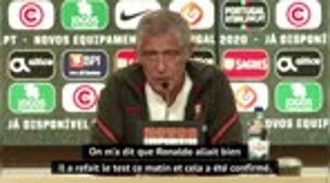 Portugal - Santos : Cristiano Ronaldo va bien