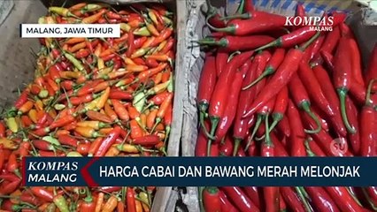 Musim Penghujan, Harga Cabai dan Bawang Merah Naik