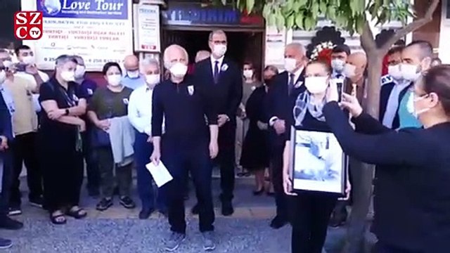 Covid nedeniyle yaşamını yitiren Dr. Esat Ülkü iki ayrı törenden sonra toprağa verildi