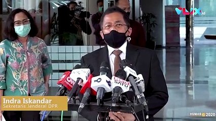 Penyerahan Draf UU Cipta Kerja DPR-RI ke Sekretariat Negara