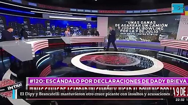 El Dipy y Brancatelli mantuvieron otro cruce picante con insultos y acusaciones
