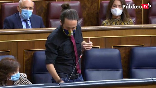 Pablo Iglesias, a Macarena Olona: A ustedes les gustaría ser terribles fascistas pero no pasan de acomplejados reaccionarios