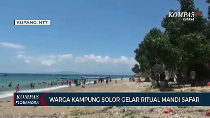 Warga Kampung Solor Gelar Ritual Mandi Safar