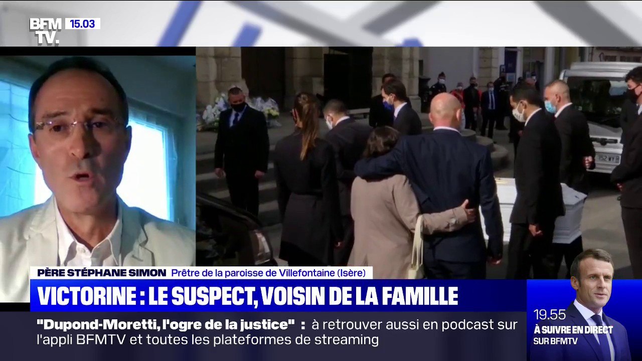 Stéphane Simon (prêtre de la paroisse de Villefontaine): "Les gens sont atteints, tout le monde se sent concerné" par la mort de Victorine