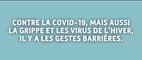 COVID 19 - Le tout nouveau spot « Gestes barrières - Virus de l'hiver »