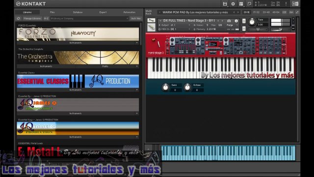 Nord Stage 3 DX F. TINES - SAMPLES KONTAKT 5.5.1 o superior