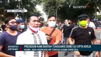 Bantah Tungganggi Demo UU Cipta Kerja, KAMI: Ada Indikasi HP Tokoh Kami Diretas