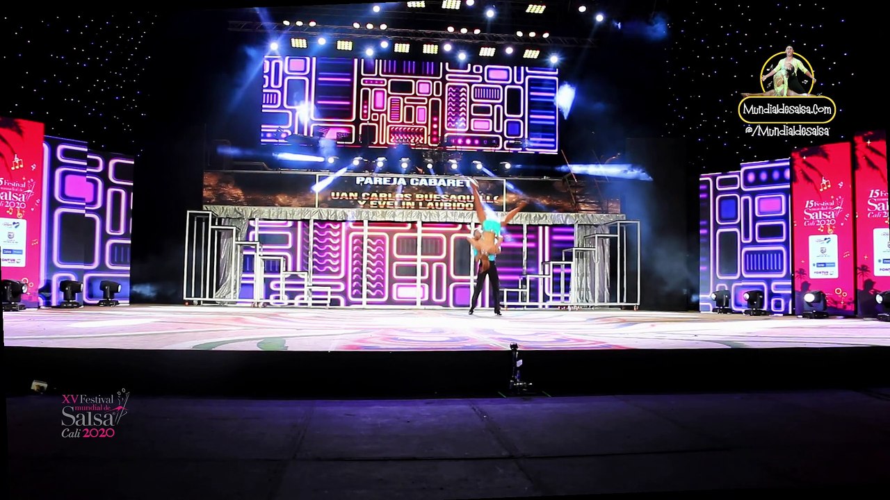 Evelyn Laurido  y Juan Buesaquillo, Festival Mundial de Salsa Cali 2020