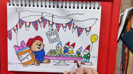 Paddington | Colouring Paddington's Birthday Sketch Pt. 3 | Meet The Makers