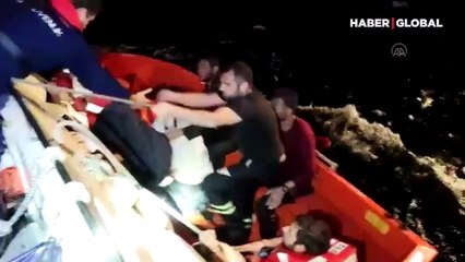 Balıkçı teknesi alabora oldu: 4 mürettebat kurtarıldı